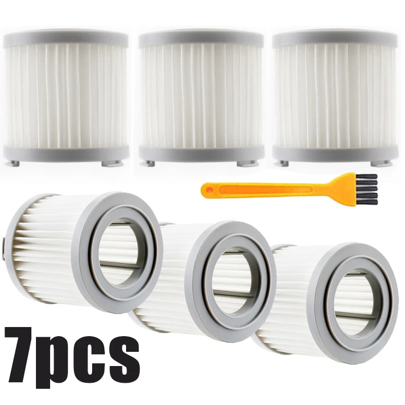 

7Pcs/Set Vacuum Cleaner Accessories Filter+Brush For Xiaomi JIMMY JV51 CJ53 C53T CP31 2019 Hot 2.48*2.95in Filters Tool Parts
