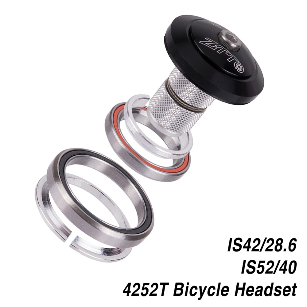 

ZTTO 4252T 4452ST MTB Bike Bicycle Headset Bearing 42mm 52mm CNC 1 1/8"-1 1/2" Tapered Tube fork Integrated Bicycle Parts