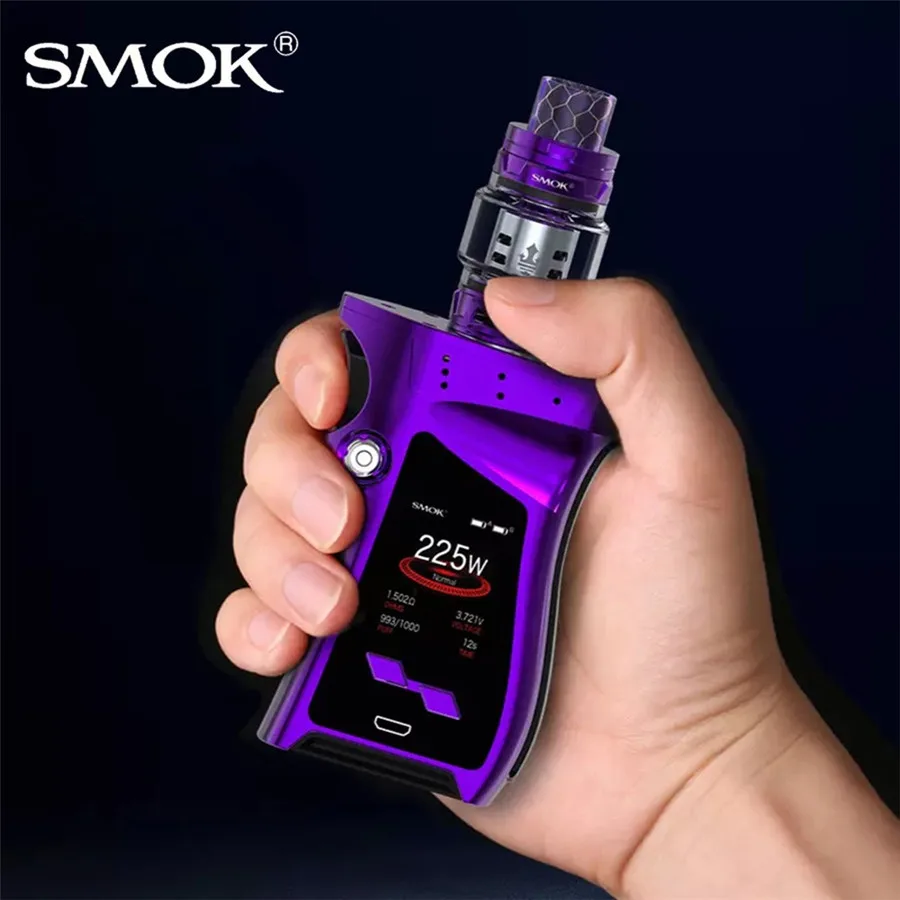 Günstig Vape SMOK MAG Kit Elektronische Zigarette Verdampfer Alien 225W Vape Box Mod E Zigarette Mech Mod Kit VS Mini s067