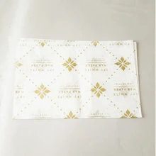 Нестандартная конструкция жиронепроницаемый печенье крекер воск для обертывания бумаги