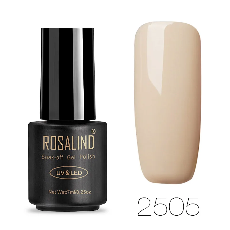 RA2505 ROSALIND Розовый фиолетовый серия гель лак для ногтей все для маникюра ногти маникюр Топ База Набор дизайн ногтей гель лаки - Цвет: RA2505