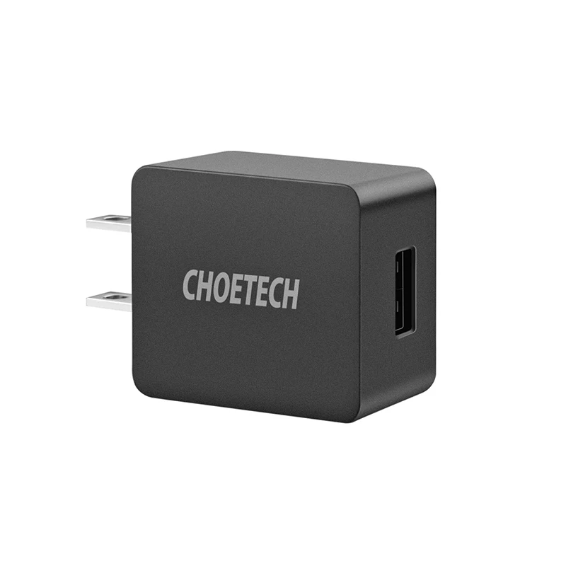 US Plug CHOETECH 12 Вт 5 в 2,4 А USB зарядное устройство для iPhone 11 X XS 8 plus Быстрая Зарядка адаптер для samsung S10 S9 S8 Plus дорожное настенное зарядное устройство - Тип штекера: US Plug