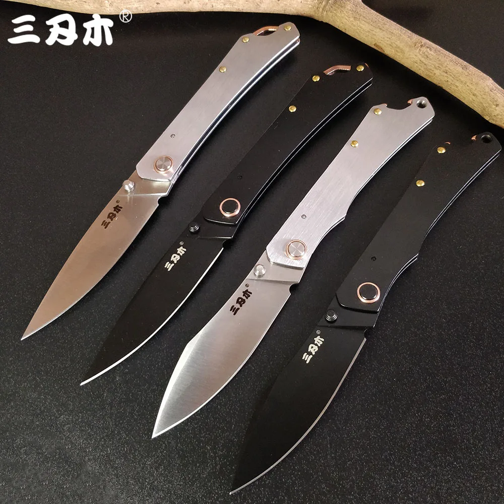 

SANRENMU NEW 9305 9306 Folding knife 8Cr14MOV Blade Outdoor Hunting Fruit Camping Survival Tactical Tool EDC KNIVES