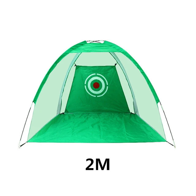 200x120x135 см принадлежности для тренировок в гольф, для помещений и улицы, для сада, травяного поля, для тренировок в гольф, для тренировок, сетка для гольфа, для удара, клетка для сада, тренажер - Цвет: Green 2M