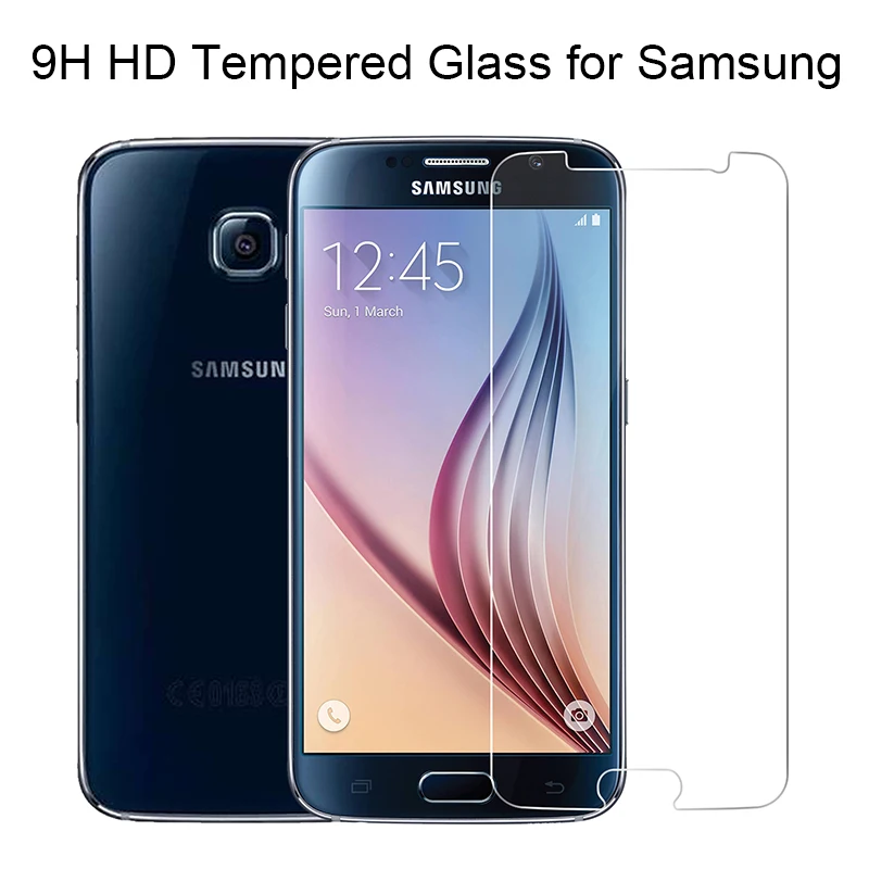 9H HD Жесткий протектор экрана телефона закаленное стекло для samsung Galaxy S6 S7 S2 Защитная пленка для samsung S5 Mini S4 S3 Neo S III