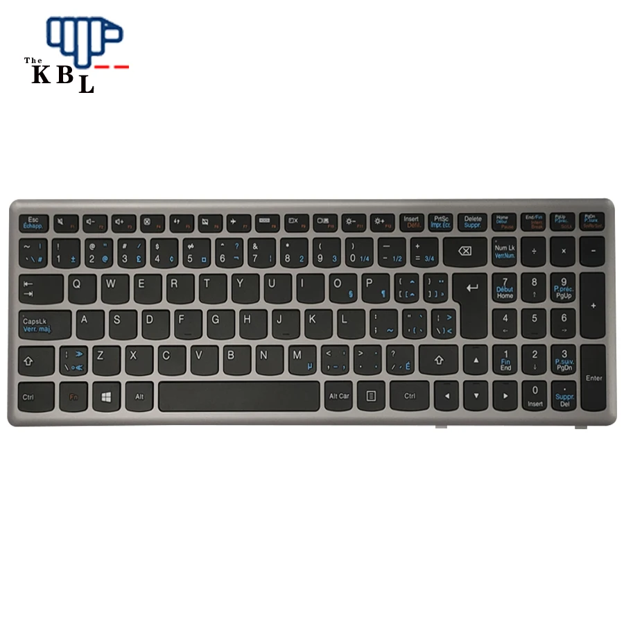 Новый Для Lenovo Z500 Z500A Z500G P500 P500A Канада Французский язык Серебряная клавиатура
