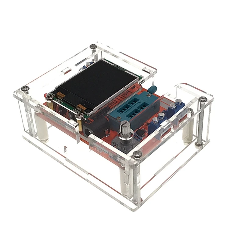 Акриловый чехол Shell fr GM328 тестер транзисторов TFT Diode LCR ESR Meter PWM Square|Детали и