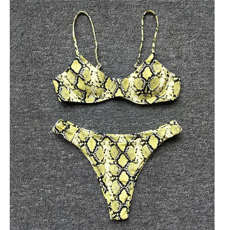 

Sexy Leopard Bikinis Swimwear Women Swimsuit Brazilian Bikini Set Female 2019 Monokini Push Up Bathing Suit Beach Wear Bather XL