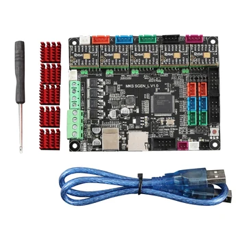 

HOT-Dotbit 3D Printer Motherboard MKS SGEN L+TMC2130x5 Stepper Motor Driver Kit Marlin2.0