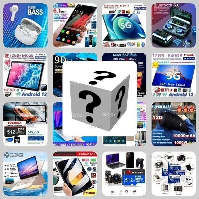 Most Popular Lucky Mystery Box 100% Surprise High-quality Electronics Gamepads Digital Cameras Novelty Gift Christmas Set | Дом и сад