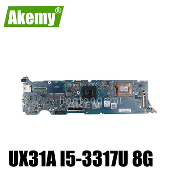 

Original For Asus Touch Screen UX31A Laptop motherboard UX31A2 REV4.1 Mainboard Processor i5-3317 8G Memory ZenBook 100% tested
