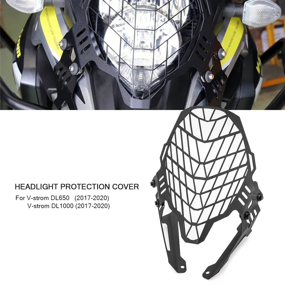 

Motorcycle Headlight Protector Guard Lense Cover Cooled For SUZUKI DL650 DL1000 V-strom DL 650 1000 Vstrom 650 2017 2018 2019