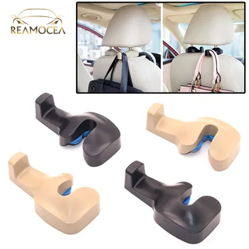 

Reamocea 2x Universal Car Back Seat Headrest Hanger Holder Hook Hidden Kit Fit for Volvo S60 V60 XC60 Mitsubishi ASX Accessories