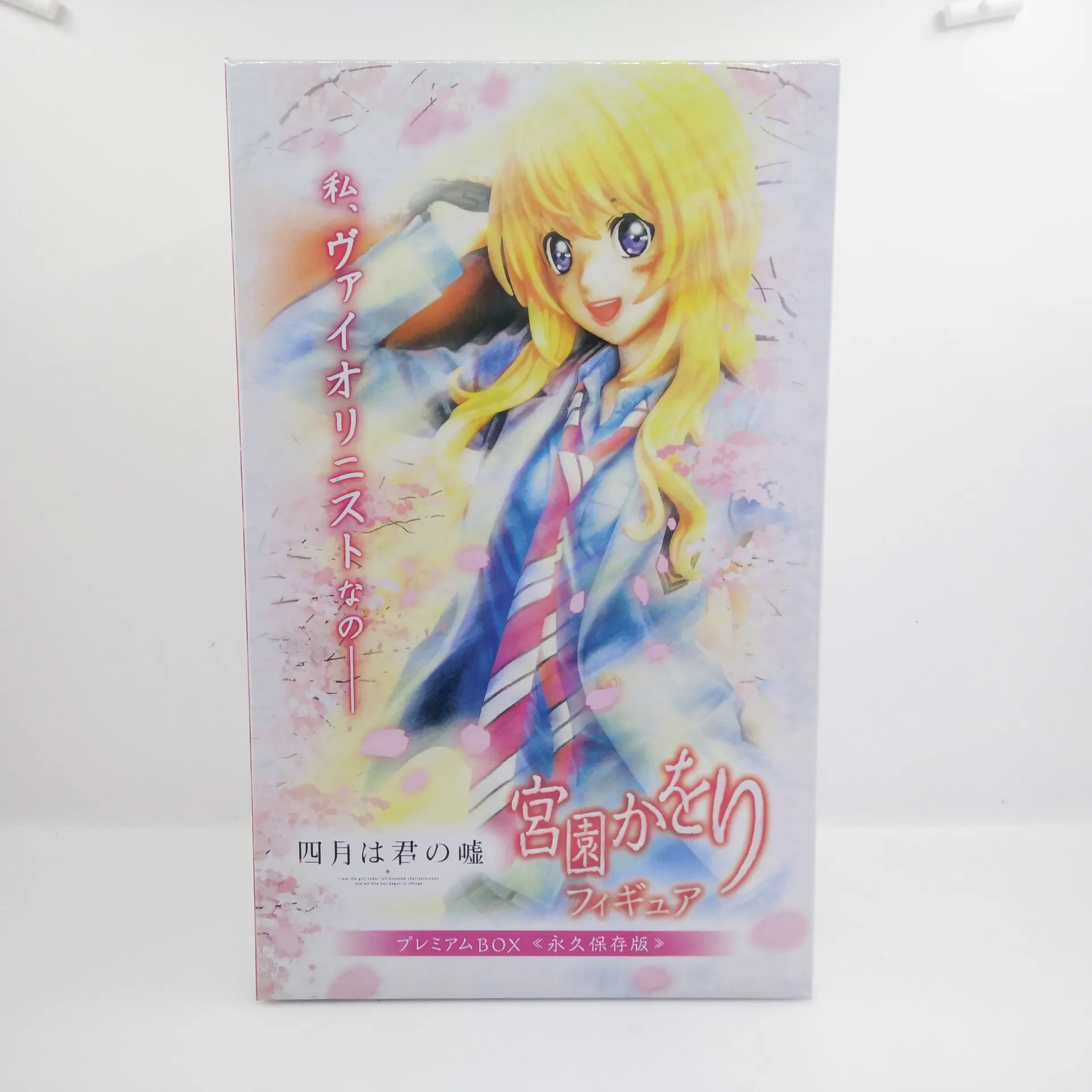 Новое поступление Аниме ваша лежа в апреле Kaori Miyazono скрипка Униформа Ver мультфильм кукла ПВХ фигурка Коллекционная модель игрушки подарок - Цвет: D With original box