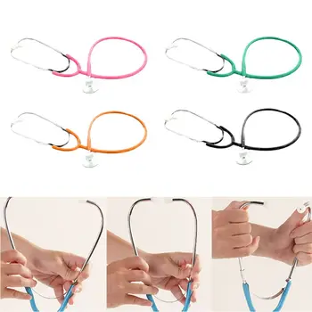 

Kids Doctor Toys 9 Colors Stethoscope Pretend Play Doctors Toy Gifts Children Baby DIY Simulation Stethoscopes