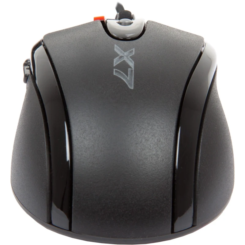 Мышь A4 X-710BK, проводная, USB, черный