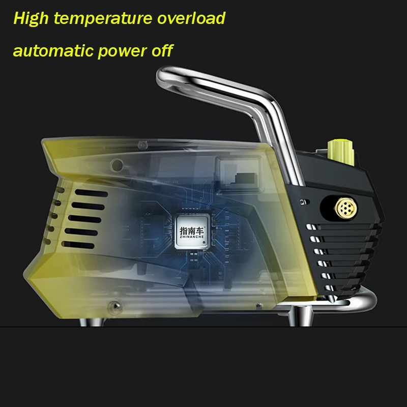 3800W Commercial/Household Car Washing Machine Industrial High Pressure Water Pump Water Gun Foam Generator Car Accessories portable car washer