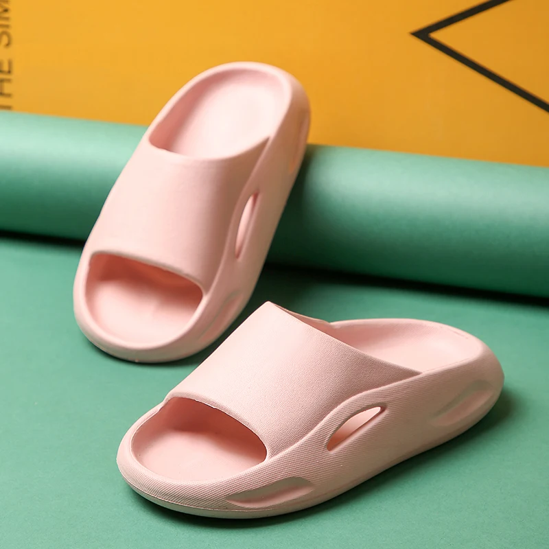 YISHEN Children's Slippers Summer Cute Beach Shoes For Boys Girls Waterproof Antis Bathroom Kids Slippers Soft Baby Shoes child shoes girl