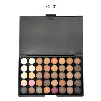 

40 Colors Make-Up Pearls Matt Multi-Color Eyeshadow Tray Charming Eyes Portable Size Eyeshadow Tray Fashion