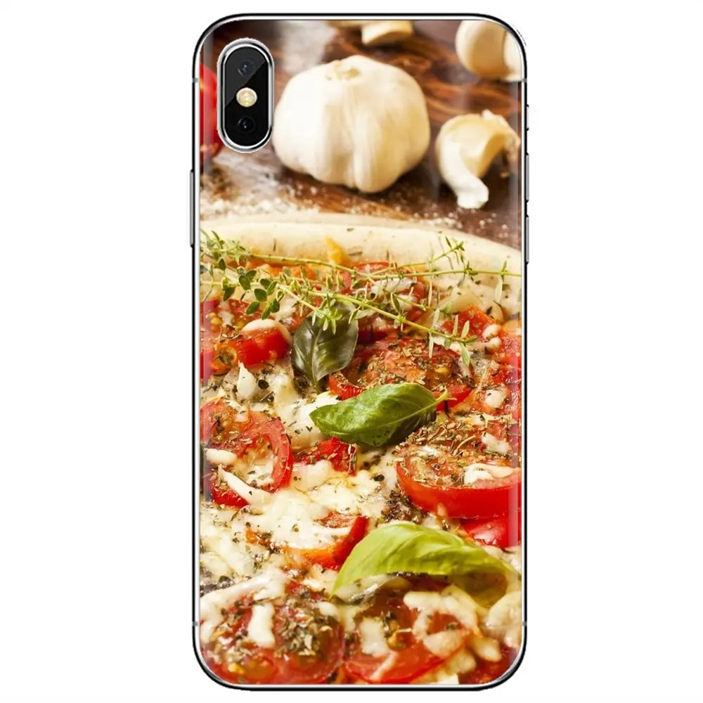 For Samsung Galaxy A3 A5 A7 A9 A8 Star Lite A6 Plus 2018 2015 2016 2017 Food Wallpaper Pizza Vegetables Silicone Phone Skin Case | Мобильные