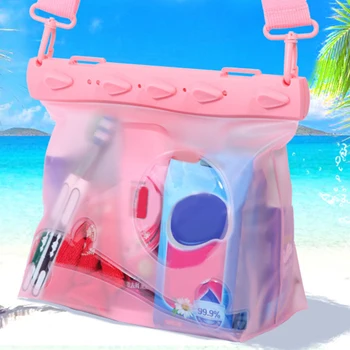 

1pc Multifunctional Waterproof Pouch PVC Swimming Bag Cellphone Holder Bag For Water Parks Water Sports