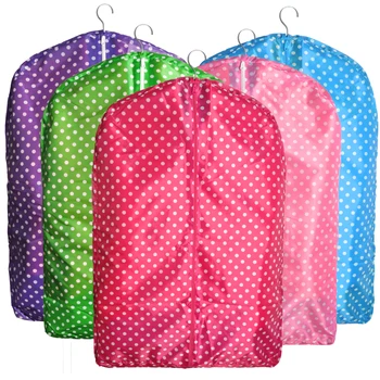 

colorful Clothing Cover Hanging Bag Clothing Storage Dustproof Garment Bag Suit Coat Cover Suit Dust Jacket Cover