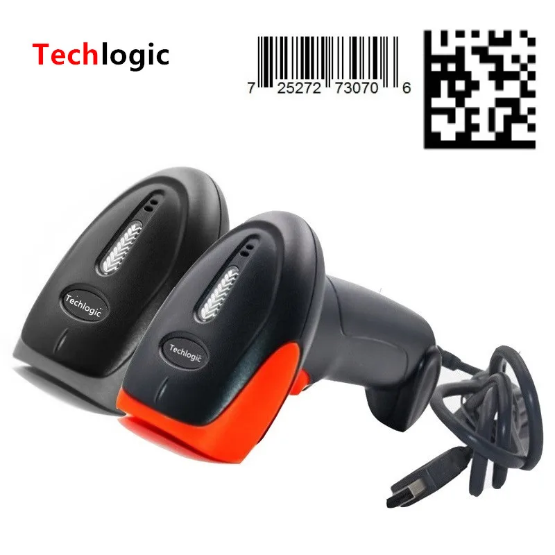 

2D USB Wired Scanner Handheld Wirelress Barcode Scanner 1D/2D QR Bar Code Reader PDF417 Datametrix for IOS Android IPAD