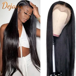 Straight Lace Front Human Hair Wigs Natural Color 13x4 Frontal Wig 8-32 Inch Preplucked Hairline 13x4x1 T Part Wigs For Women