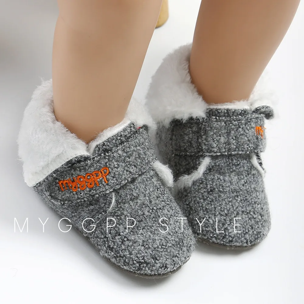 Newborn Baby Girl Boys Cute Cotton Shoes Fashion Toddler First Walkers Kid Shoes Hook& Loop Baby Shoes Newborn Hot Sale