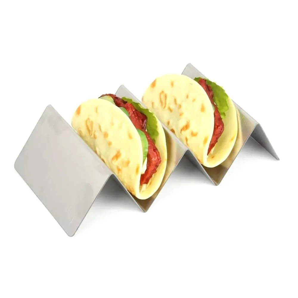 2 шт. стильный кронштейн Taco из нержавеющей стали Taco грузовик лоток стиль волнистая стойка для блинов хороший помощник для кухни