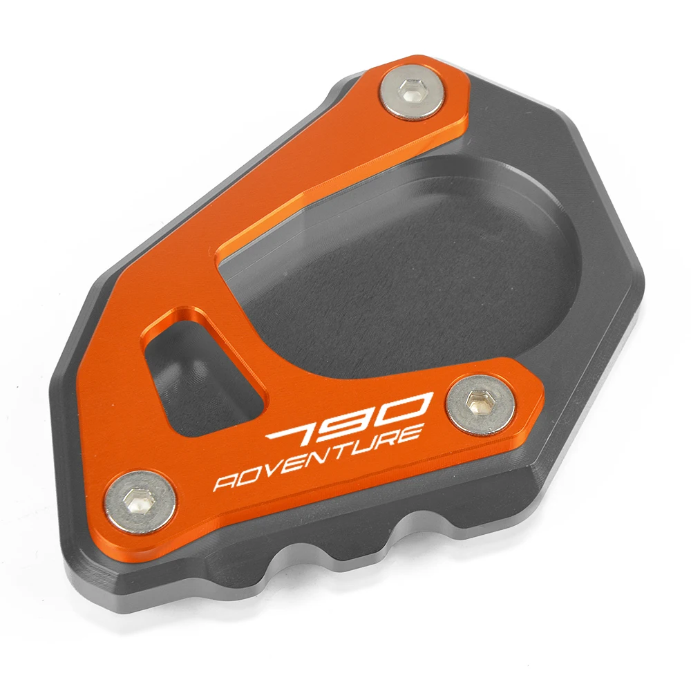 gray orange Аксессуары для мотоциклов CNC боковая подставка для увеличения пластины подставка для KTM 790 Adventure R S 790 Adventure R S - Цвет: gray orange