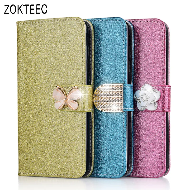 

luxury For xiaomi redmi 4 New Fashion Bling Diamond Glitter PU Flip Case for xiaomi redmi 4 (5.0'') Leather mobile phone Cover