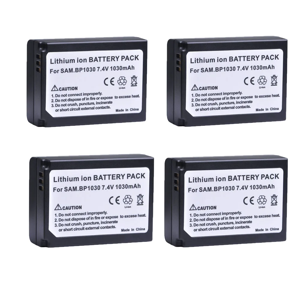 4 шт. аккумуляторные батарейки для Samsung NX200 NX210 NX300 NX500 NX1000 NX1100 NX2000 | Электроника