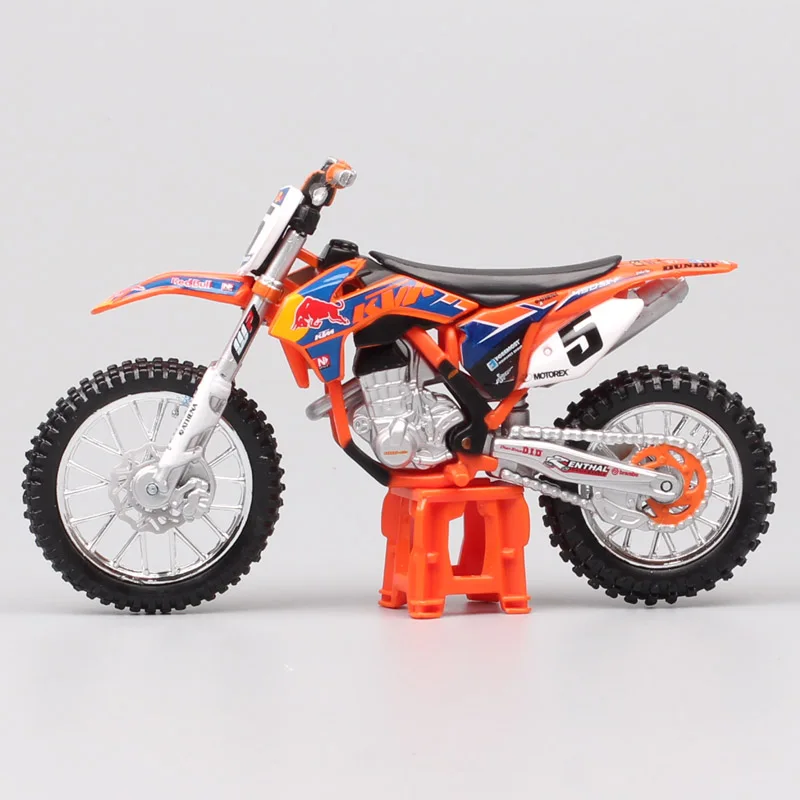 1:18 весы мини Bburago KTM 450 SX-F SXF № 5 Райан данжи redbull гонки moto крест enduro moto rcycle литья под давлением модель moto грязи игрушечный мотоцикл для детей коллекции