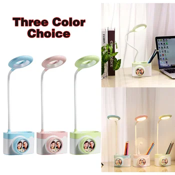 

LED Eye protection Table lamp Charging Reading Bedroom Night Light Pen Holder