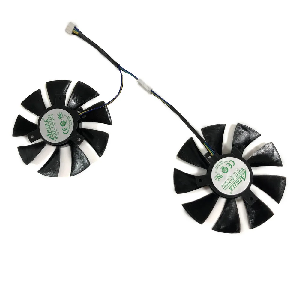 2 шт./компл. 85 мм GA91S2H GPU VGA охлаждающий вентилятор для ZOTAC GeForce GTX1060 AMP Edition GTX 1070