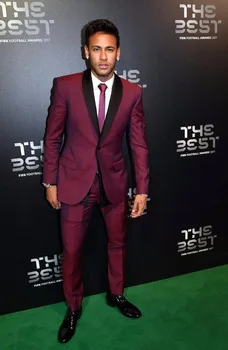 

urgundy Men Wedding Suits Latest Coat Pant Designs Top Quality Two Pieces Suit Custom Made Jacket+Pants