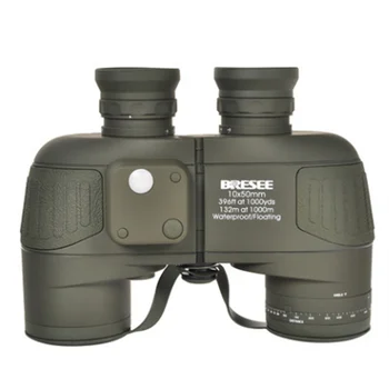 

BRESEE 10X50 Double Cylinder HD High-definition Non-infrared High-end Compass Waterproof Telescope