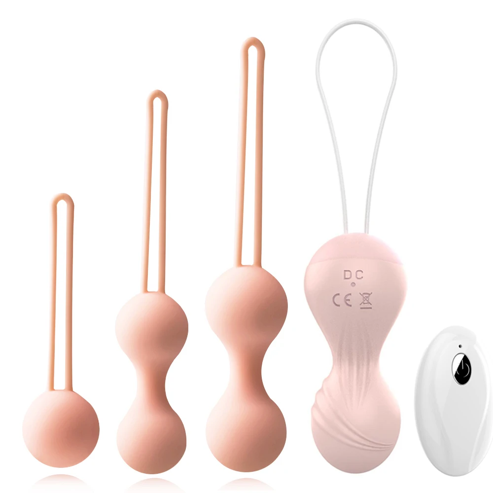 Kegel Balls Vibrator Set With Wireless Remote Control Egg_voghion.com