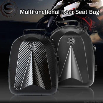 

SFK 2020 New Hard Shell Motorcycle Back Seat Bag Knight Riding Backpack Helmet Bag High Capacity Motocross Rear Seat Tail Bag