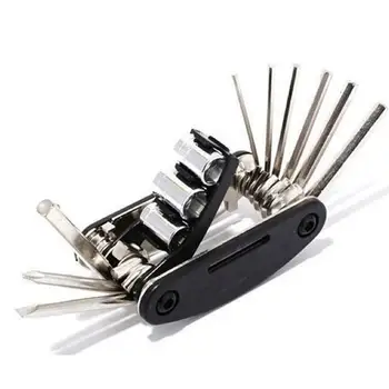 

15-In-1 Multi-purpose Bicycle Combination Repair Repair Tool Wrench Sleeve Mountain Bike Equipment Accessories