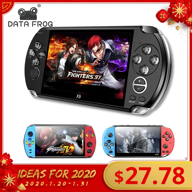 Nueva llegada 50 pulgadas pantalla grande portátil reproductor de juegos soporte TV Out poner con M