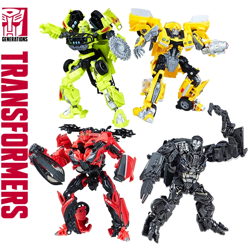 Трансформаторы класса люкс фильм студия серии Bumblebee Decepticon Stinger Crowbar Autobot трещотка