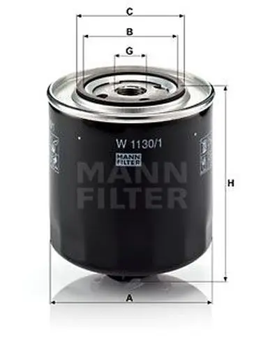 Купить Mann W712 94 Фильтр Масляный Vag