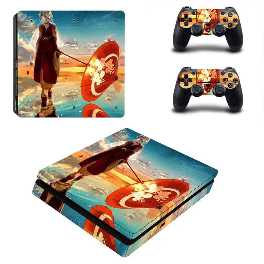 YSP4S-2984 Индивидуальный дизайн PS4 тонкая наклейка Play station 4 кожа Наклейка для playstation 4 PS4 Slim консоль и контроллер Скины Виниловые - Цвет: YSP4S-2984
