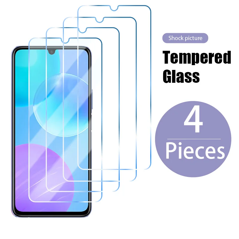 Защитное стекло для Huawei Honor 10 20 30 9 9X 8X 10X lite 10i 20i 30i 8A 9A 8C 9C Pro 4 шт. | Мобильные телефоны