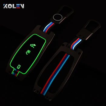 Custodia per chiave Auto in lega di zinco Shell Fob per Mercedes Benz classe E S W213 E200 E260 E300 GLA CLA GLC GLE GLB AMG accessori Auto - Custodia per chiave Auto in lega di zinco Shell Fob per Mercedes Benz classe E