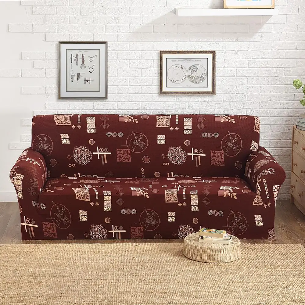 

Nordic Style Elastic Sofa Covers Slipcover 1/2/3 seater Stretch Couch Cover Tight Wrap All-inclusive Sofa cover for Living Room
