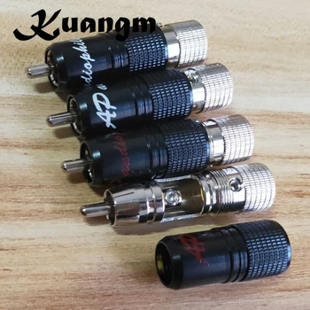 

Hifi audio Hi-End Rhodium Plated RCA audio Plug Connector