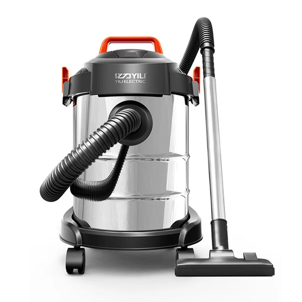 US $129.01 12L Vacuum Cleaner Wet Dry Blowing MultiFunction Barrel Type High Suction Commercial Household Factory Workshop